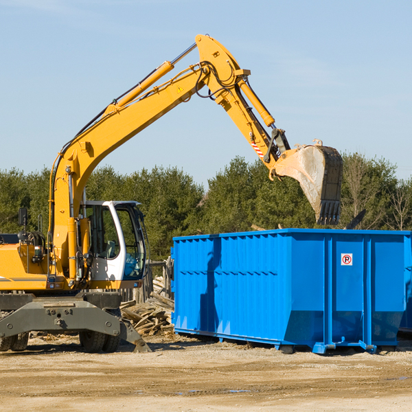 what are the rental fees for a residential dumpster in Roundhead